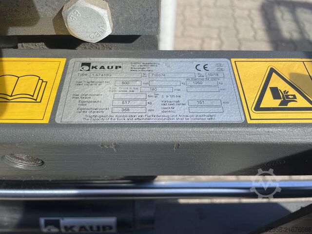 Pinza per cartoni, pinza per attrezzature, Kaup Kaup 1.5T413G | Geräteklammer | 1.680mm