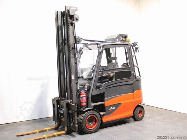 รถโฟล์คลิฟท์ไฟฟ้า 4 ล้อ Linde E 50 HL
