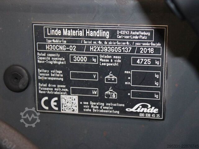 รถยกแอลพีจี Linde H 30 CNG-02  393