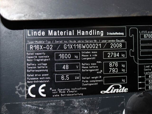 річтра́к Linde R 16 X-02  116
