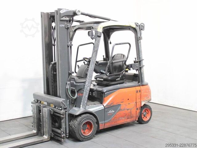 Электрический 4-х колесный вилочный погрузчик Linde E 20 PL-02 386