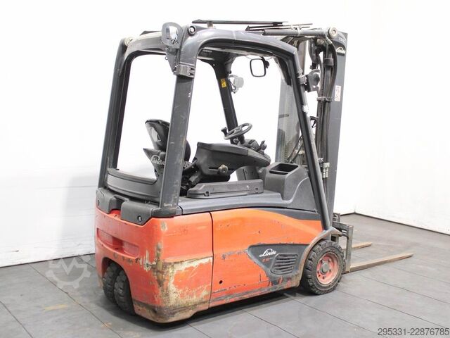 Electric 3-wheel forklift Linde E 16-02  386