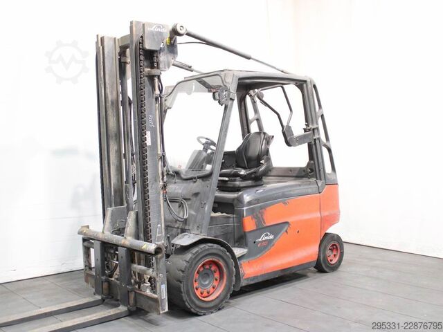 Электрический 4-х колесный вилочный погрузчик Linde E 50 HL-01  388