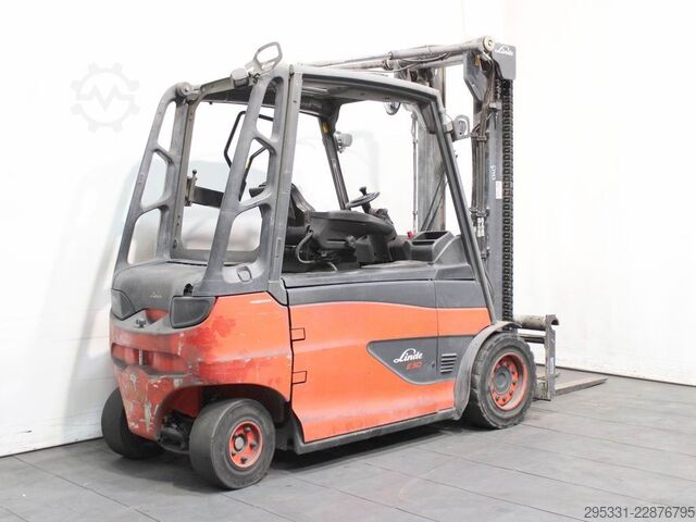 Электрический 4-х колесный вилочный погрузчик Linde E 50 HL-01  388
