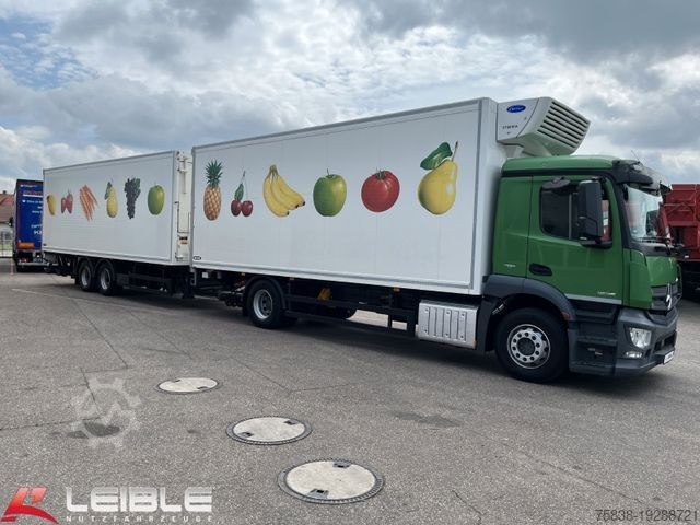 Chłodnia (samochód ciężarowy) MERCEDES-BENZ Antos 1836*Kühlkoffer*Carrier*LBW*Komplettzug