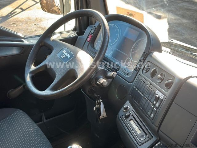 Фургон с брезентова завеса MAN TGL 8.180 4x2 EU5 Ladebordwand Orig. Km