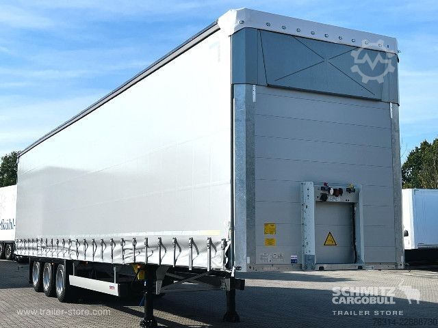 Odprta polprikolica s ponjavo Schmitz Cargobull Curtainsider Mega Getränke
