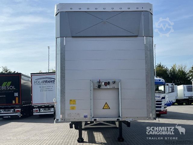 Odprta polprikolica s ponjavo Schmitz Cargobull Curtainsider Mega Getränke