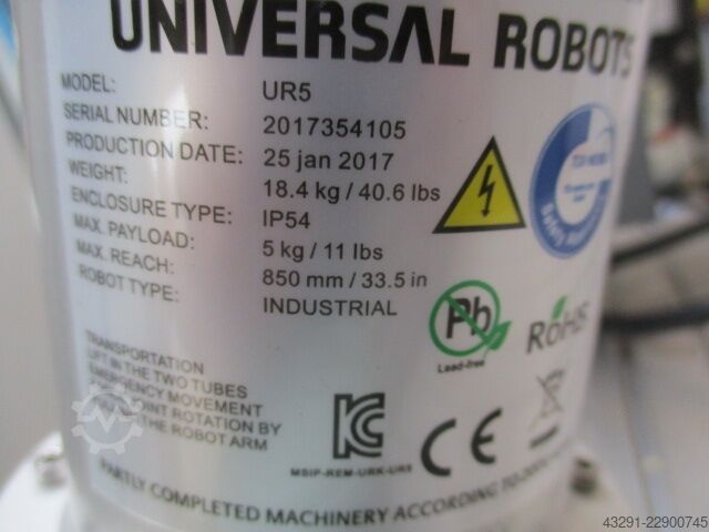 промисловий робот Cobot Universal Robots UR5