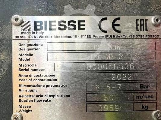Piła panelowa Biesse Selco WN2