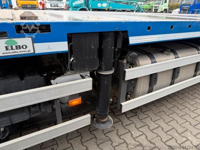 फ्लैटबेड ट्रक SCANIA R500 6x4 Pritsche mit Kran Palfinger PK53002 SH