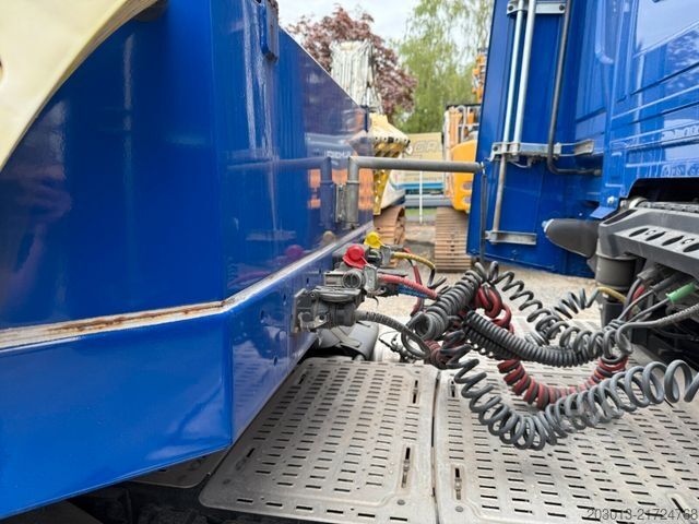 Përkrahëse gjysmërimorkio me platformë të ulët LANGENDORF SATÜ 30-10,0M Tieflader 3 Achse - mit Radmulden