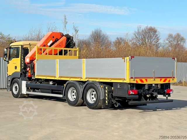 Truck mounted crane MAN TGS 28.440 Pritsche 6,55* PALFINGER PK 4502