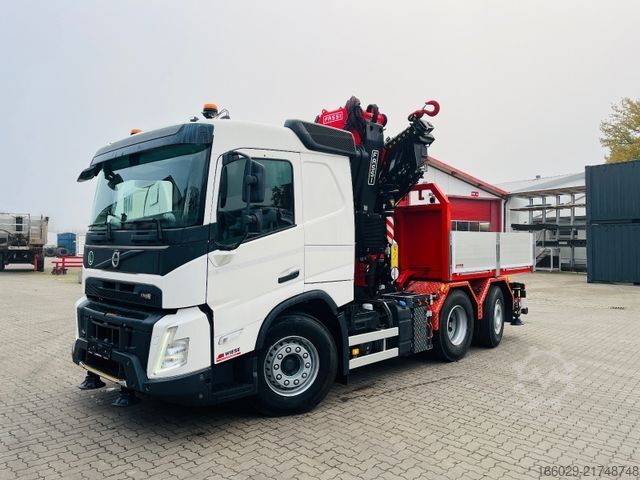 Flatbed truck VOLVO Volvo FMX 540 6x2 mit F545RA.2.28