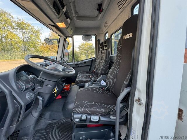 Pick-up pakettiauto IVECO 75E16 Pritsche mit Kran Fassi