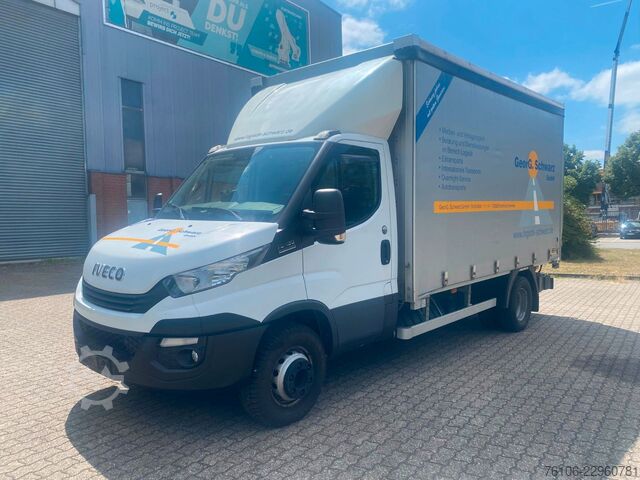 Verhollinen pakettiauto IVECO Daily 72C18 Hi-Matic Schiebe Plane +LBW