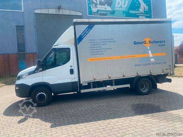 Verhollinen pakettiauto IVECO Daily 72C18 Hi-Matic Schiebe Plane +LBW