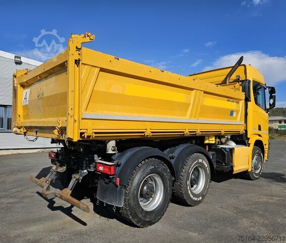 Tresidig tipplastbil SCANIA R 650 6x4 Bordmatik