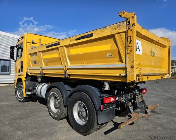 Tresidig tipplastbil SCANIA R 650 6x4 Bordmatik