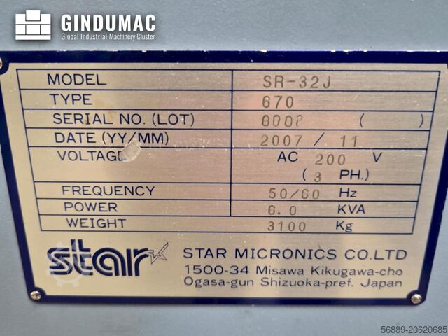 Máy tiện kiểu Thụy Sĩ Star SR-32J