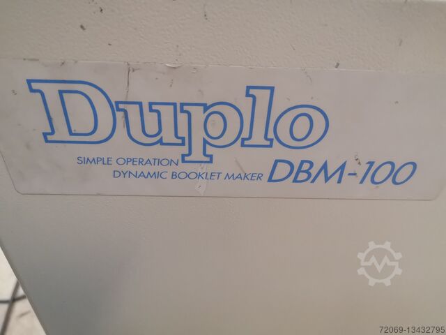 SYSTÈME DE FABRICATION DE BROCHURES Duplo 100