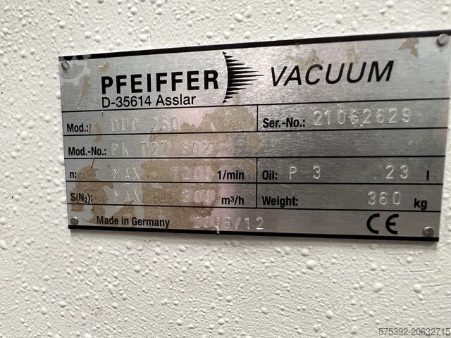 Pompë vakum Pfeiffer DUO 250 A