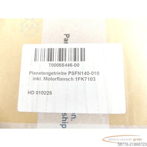 Unidad de control Neugart PSFN140-010-SSSD3AH-Z38/80/180/215/B5/M12 Planetengetriebe SN: 7979-neu-