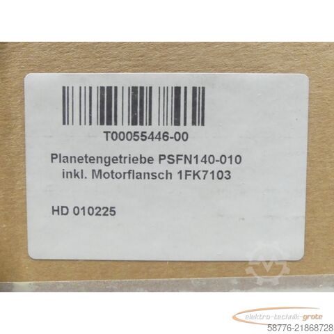 Unidad de control Neugart PSFN140-010-SSSD3AH-Z38/80/180/215/B5/M12 Planetengetriebe SN2185 -neu-