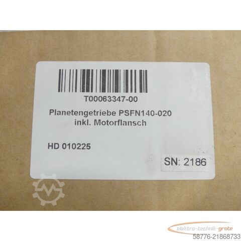 Steuerung Neugart PSFN140-020-SSSD3AG-Z32/60/130/165/B5/M10 Planetengetriebe SN2186 -neu-