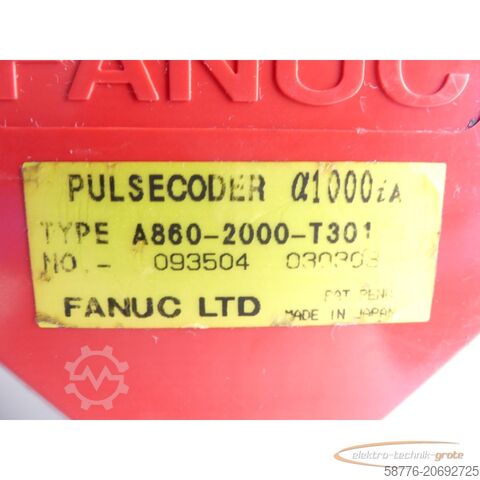 Fanuci mootor Fanuc A06B-0225-B000 AC Servomotor Seriennummer: C033C9152