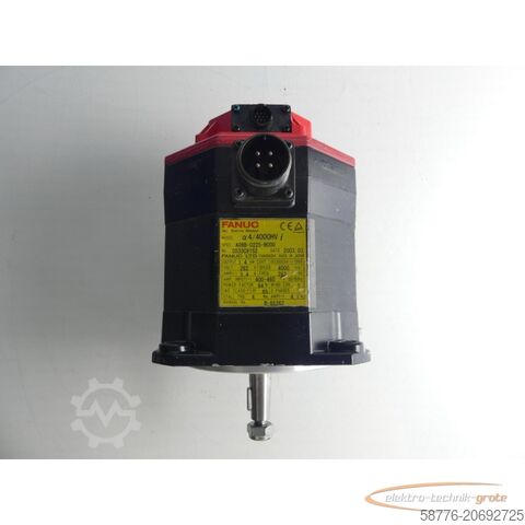 Fanuci mootor Fanuc A06B-0225-B000 AC Servomotor Seriennummer: C033C9152