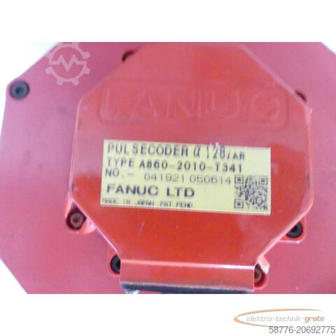Moteur Fanuc Fanuc A06B-0247-B805 AC Servo Motor SN: C02ZB1002 + Pulscoder A860-2010-T341