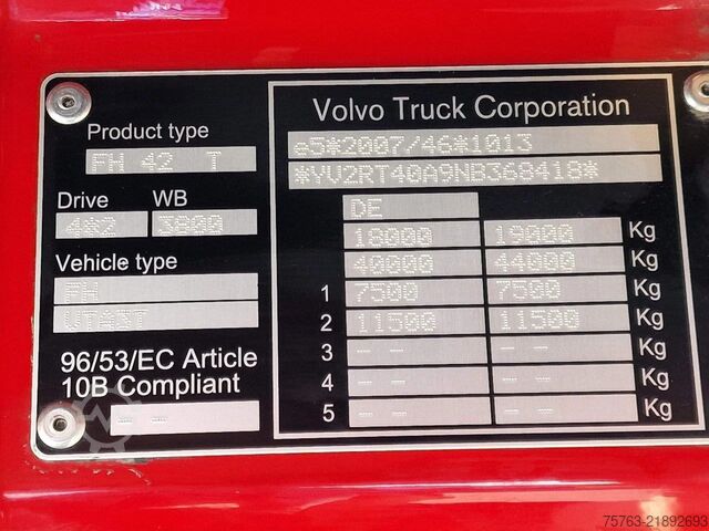 Padrão-SZM Volvo FH 13.500 Globetrotter XL - I save - Retarder -...