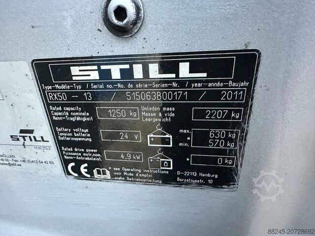 VS-22531 Carretilla elevadora eléctrica triplex para contenedores Still RX50-13 STILL RX50-13