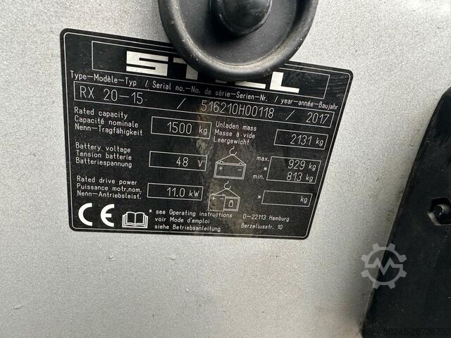VS-22532 Elektrikli konteyner forklift Still RX20-15 STILL RX20-15