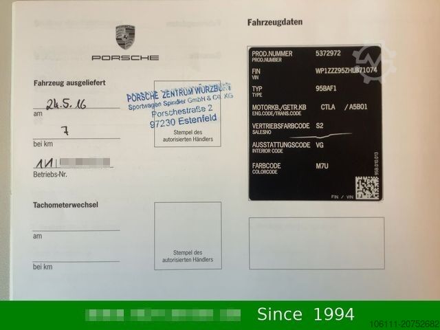 Pick-up PORSCHE Macan Turbo 3,6L V6 PANO/BOSE/CARBON/ALCANTARA