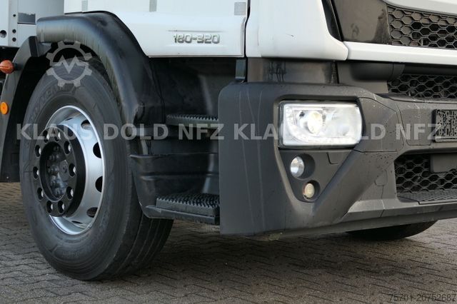 Lastbil med flak IVECO Eurocargo 180-320 Pritsche Bordwände LBW Euro 6