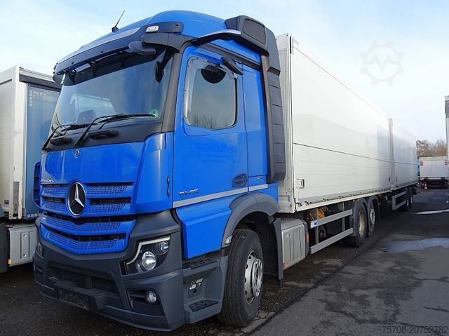 Içecek kamyonu MERCEDES-BENZ 2543 Actros*kpl Zug*2x 7,7m*2x LBW*Ret*Mirrorcam