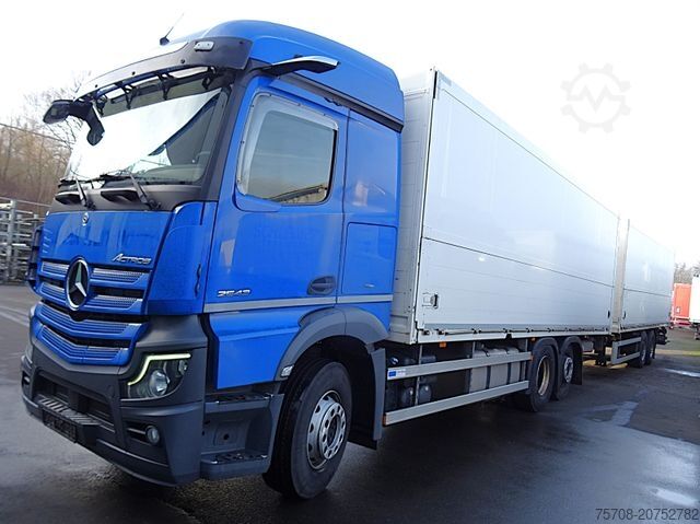 Içecek kamyonu MERCEDES-BENZ 2543 Actros*kpl Zug*2x 7,7m*2x LBW*Ret*Mirrorcam