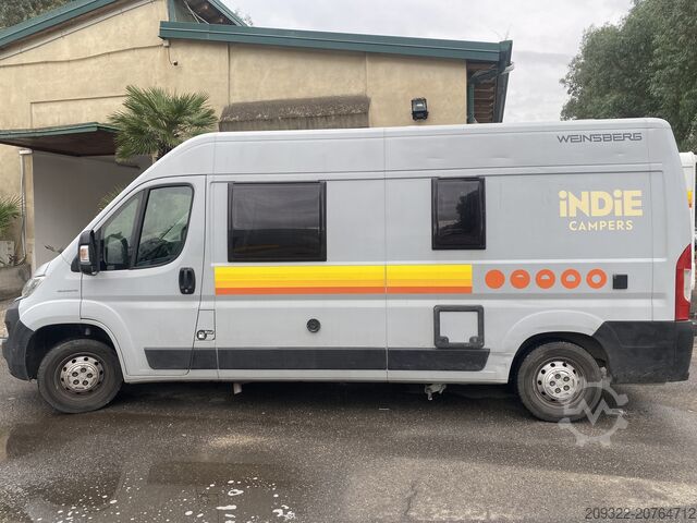 Wohnwagen/Wohnmobil Fiat Weinsberg Carabus 600 K | 4 Posti Letto | Completamente Attrezzato