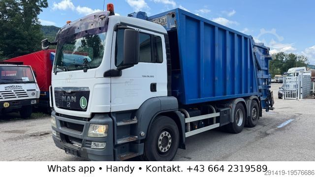 Kamion i plehrave MAN TGS 26.320 6x2-2 BL Müllwagen Euro 4 Bj 2009