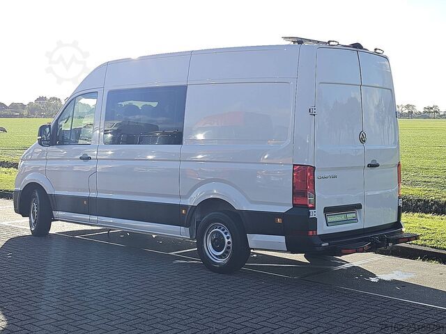VOLKSWAGEN CRAFTER 35 2.0 L3H3 Dubbele Cabine LED Adaptieve Cruise Camera Euro6 Trekhaak Automaat! VW CRAFTER 35 2.0 L3H3 Dubbele Cabine LED Adaptiev...