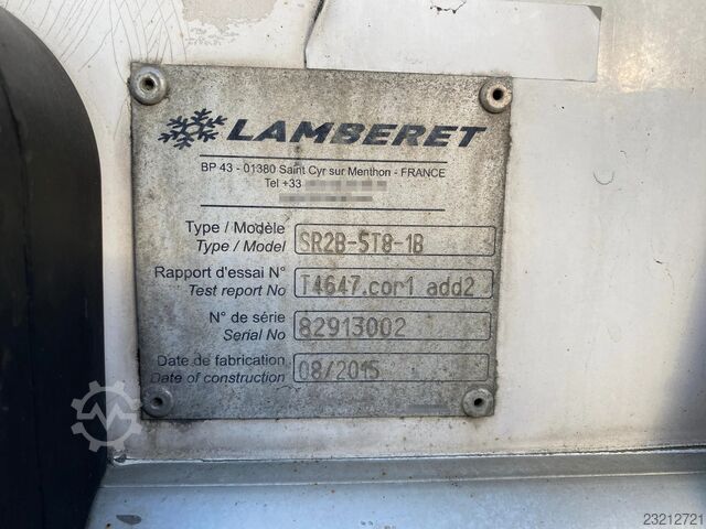  LAMBERET Frigo Trailer / Vector 1950 MT / Multitemp / La...