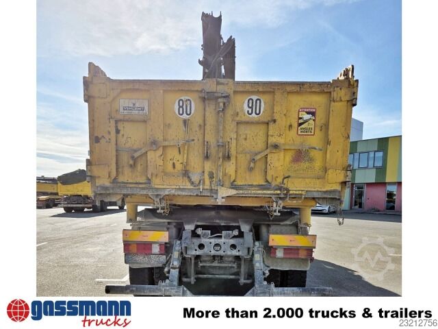 Wywrotka Mercedes-Benz Actros 4144 K 8x4, Kran Palfinger PK18002-EH,
