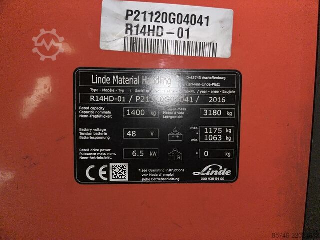 R 14 HD * Triplex FFL !! LINDE R 14 HD  * Triplex FFL !!