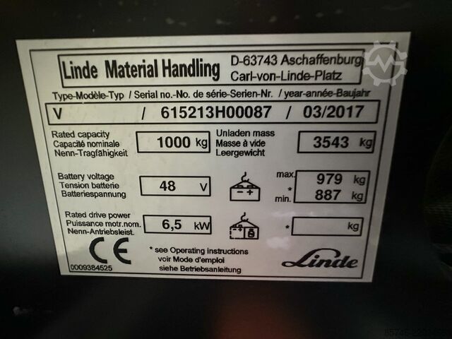 V ( 5213 ) - Guidage par fil !! DOUBLE direction !! Triplex FFL LINDE V ( 5213 ) - Wire Guidance !! DOUBLE steering !! Triplex FFL