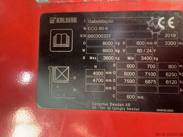 EKG 80/6 * Triplex FFL * DEMO !!! KALMAR ECG 80 / 6 * Triplex FFL * DEMO !!!