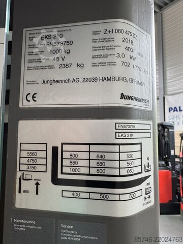 EKS 210 - Guidage par fil !! Message d'intérêt public !! DOUBLE direction !! Triplex FFL JUNGHEINRICH EKS 210 - Wire Guidance !! PSA !! DOUBLE steering !! Triplex FFL
