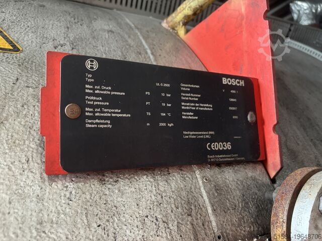 Caldera de vapor Bosch ULS2600