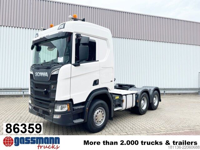 Tractor estándar Scania R 580 6x4, V8-Motor, Kipphydraulik, Retarder, 66t